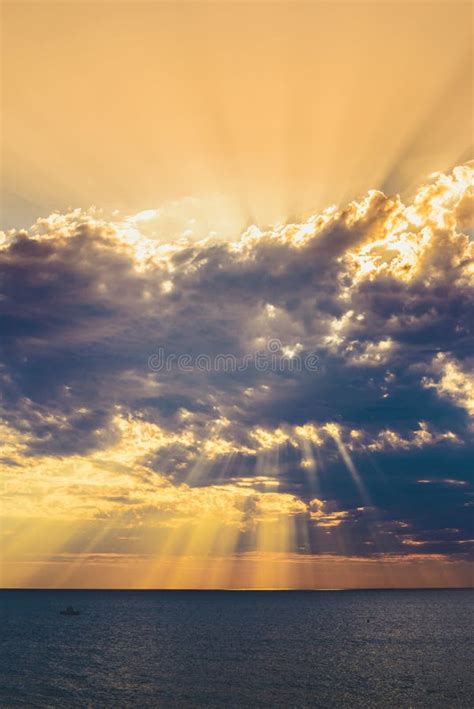 Dramatic Stormy Sky at Sunset Stock Image - Image of fantastic, rays: 72351339