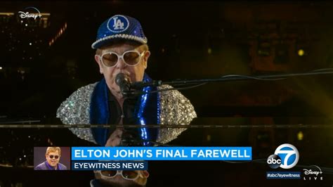 Elton John says goodbye in Los Angeles, final U.S. stop of Farewell Yellow Brick Road tour ...