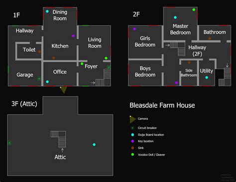 Phasmophobia - Bleasdale Farmhouse Map