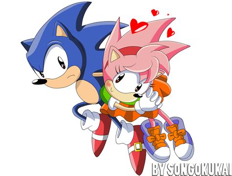 Sonic and Amy by Krizart-DA on DeviantArt