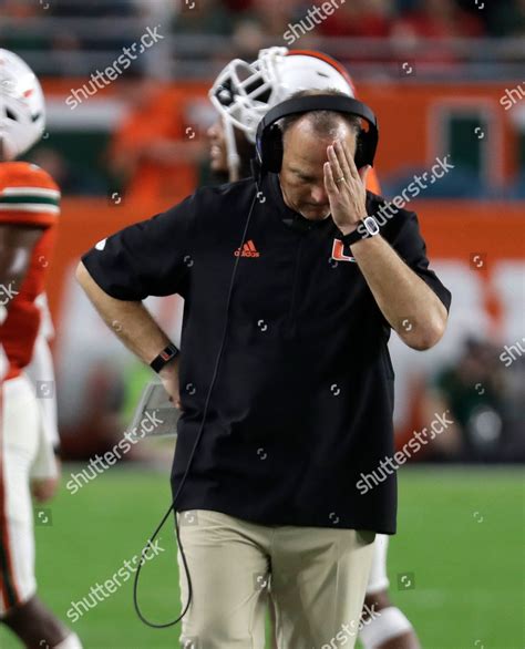 Miami Head Coach Mark Richt Walks Editorial Stock Photo - Stock Image ...