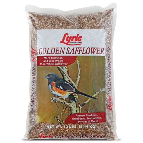 Lyric Golden Safflower Wild Bird Seed - 12 lb. - Walmart.com - Walmart.com