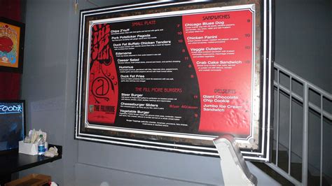 Menu at the Fillmore Silver Spring | Here's the food menu at… | Flickr