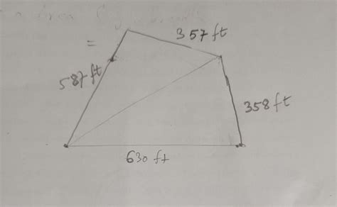 geometry - How to find the area of a quadrilateral with all sides ...