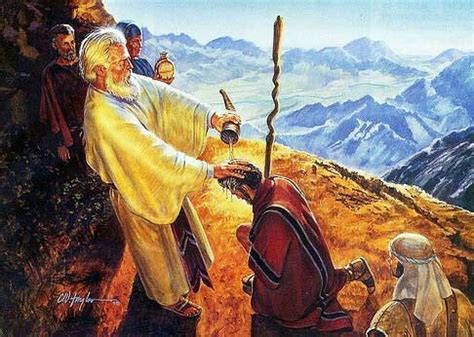 Moses commissions Joshua | Bible pictures, Bible art, Bible illustrations