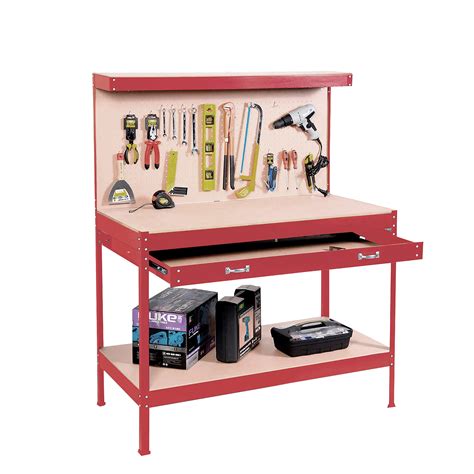 Buy Neo Workbench Metal Steel Work Bench Benches Table Heavy Duty Steel ...