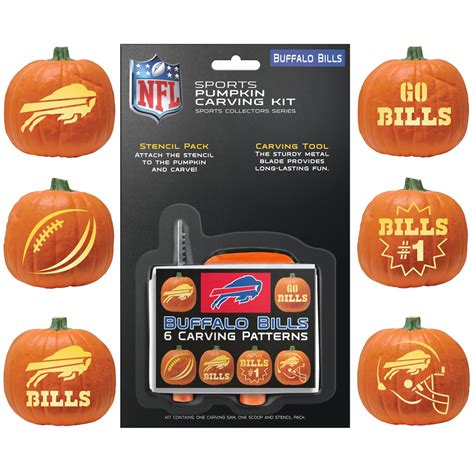 Buffalo Bills Pumpkin Carving Template