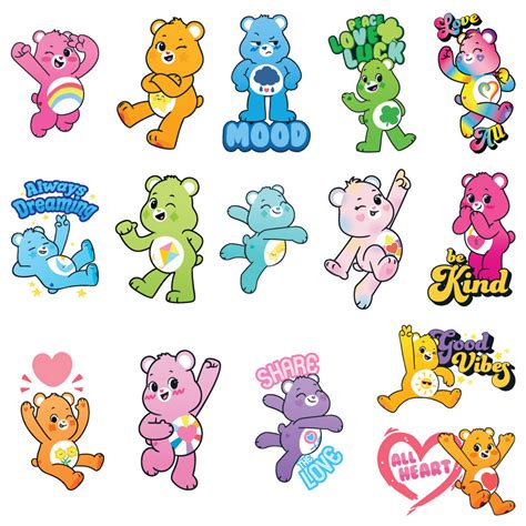 Unlock the Magic Care Bear Stickers | Gumballs.com