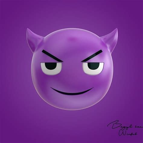 Emoji Evil Demon 3D model | CGTrader