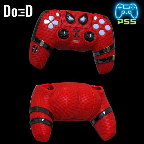 Deadpool PS5 Controller Case Cover | 3D Printable Model Print File # ...