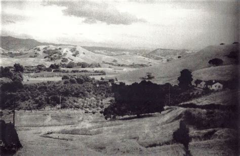 View looking south from Brown Avenue in Springhill Valley in the early ...