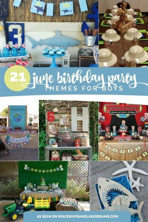 21 Fun June Birthday Party Ideas for Boys (and Girls too!) - Spaceships and Laser Beams