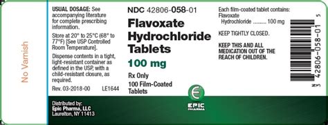 DailyMed - FLAVOXATE HYDROCHLORIDE tablet