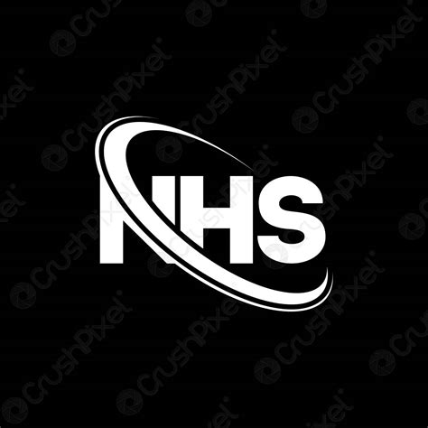 NHS logo. NHS letter. NHS letter logo design. Initials NHS - stock ...