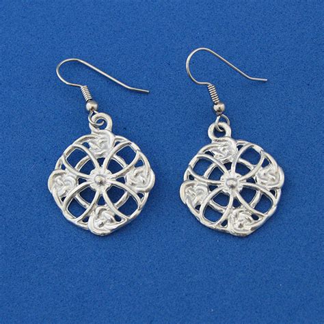 Celtic Lace Earrings – Piper Pewter