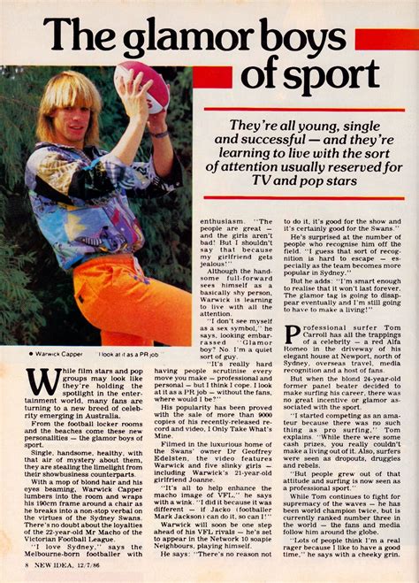 Sports Article Part 1 - New Idea July 12, 1986 | Article about sports ...