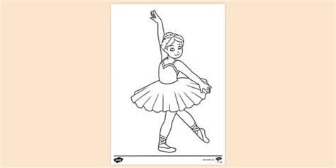 FREE! - Ballerina Colouring Pages | Colouring Sheets | Twinkl