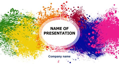 Download free Color Palette powerpoint template for your presentation