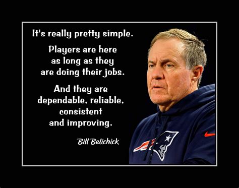 Bill Belichick Patriots Football Motivation Quote Poster, Gift ...