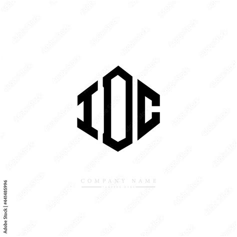 IDC letter logo design with polygon shape. IDC polygon logo monogram. IDC cube logo design. IDC ...