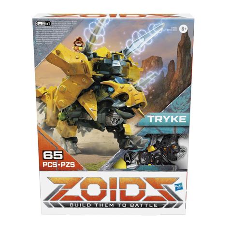 Zoids Giga Battlers Tryke - Triceratops -Type Buildable Beast Figure, Motorized Motion - Kids ...