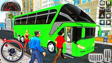 Coach Bus Driving Simulator 3D - Mobile Transporter City Passenger ...