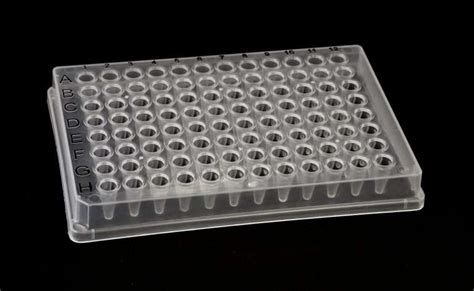 Full Skirted 96 well PCR plate + black print grid, 25 per box - You Do Bio