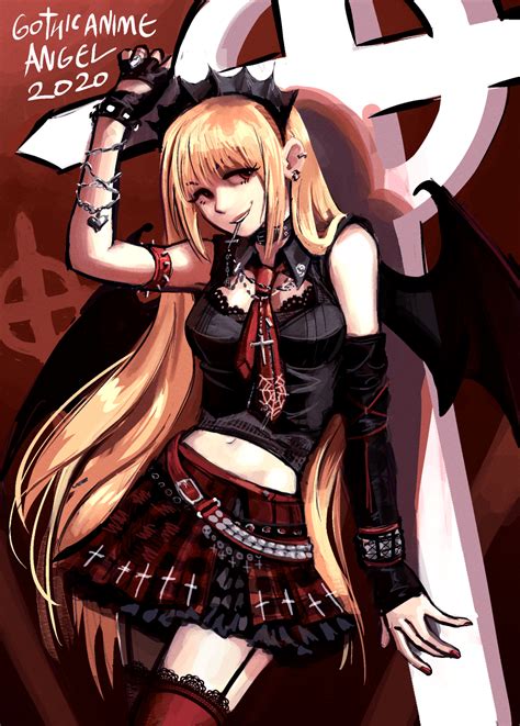 Gothic Anime Angel by knockabiller on DeviantArt