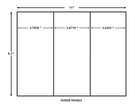 Tri Fold Table Tent Template Word | Arts - Arts