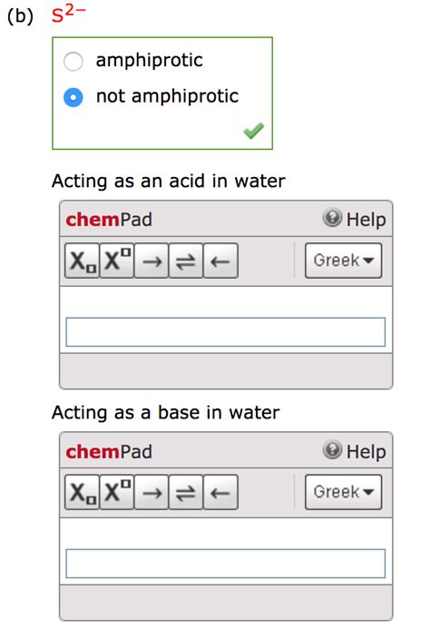 Solved State which of the following species are amphiprotic | Chegg.com