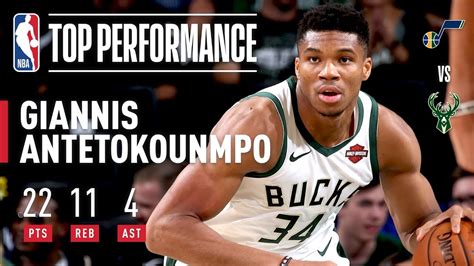 Giannis Drops DOUBLE-DOUBLE | 2019 NBA Preseason - YouTube