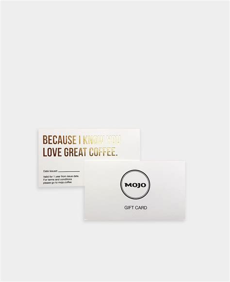 Gift Cards – Mojo Coffee