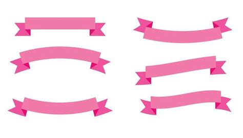 Pink Ribbon Vector Art, Icons, and Graphics for Free Download