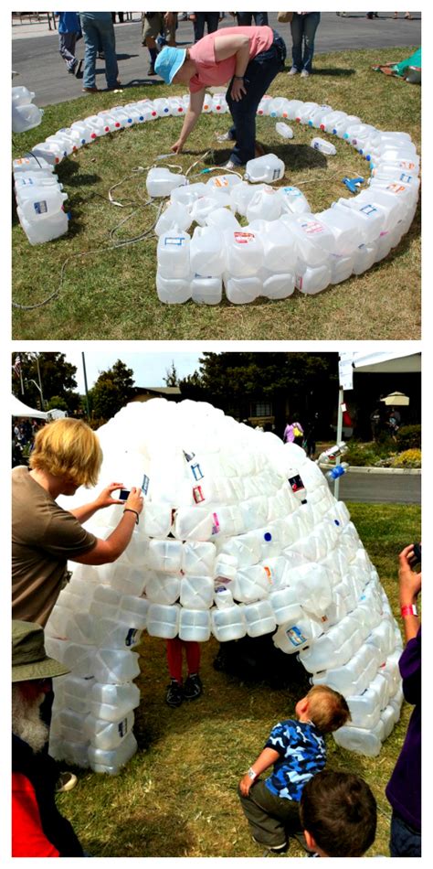 Repurpose: Milk Jug Fort / Igloo | the ReFab Diaries