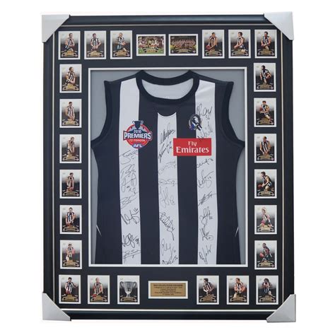 Collingwood 2010 Premiers Limited Edition Signed Jumper Framed - 1002 ...