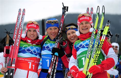 Vancouver 2010/Biathlon/women 4x6km relay Photos - Best Olympic Photos