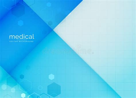 Abstract Medical Background in Blue Color Stock Vector - Illustration of laboratory, abstract ...