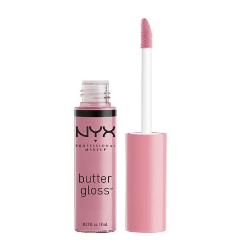 NYX Professional Makeup Butter Gloss, non-sticky Lip Gloss,Eclair, 0.27 ...