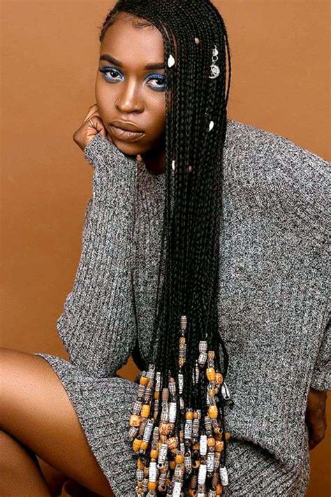 13 Beautiful Hairstyles With Beads You Have to See