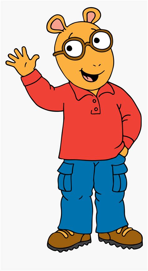 Arthur Waving - Arthur The Aardvark, HD Png Download - kindpng