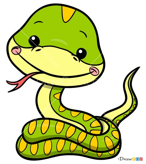 How To Draw A Cartoon Snake Snake Drawing Easy Drawings Drawing | Images and Photos finder