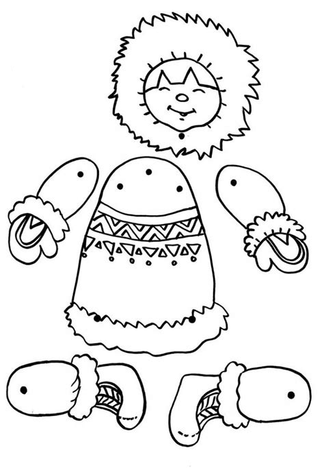 Eskimo Craft Template