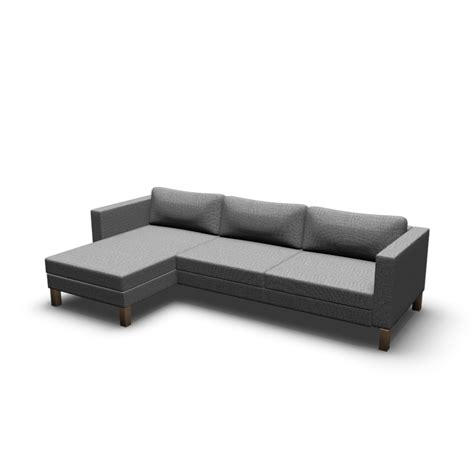 KARLSTAD Two-seat sofa and chaise longue - Design and Decorate Your Room in 3D
