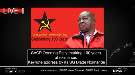 SACP holds Opening Rally marking 100 years of existence - YouTube