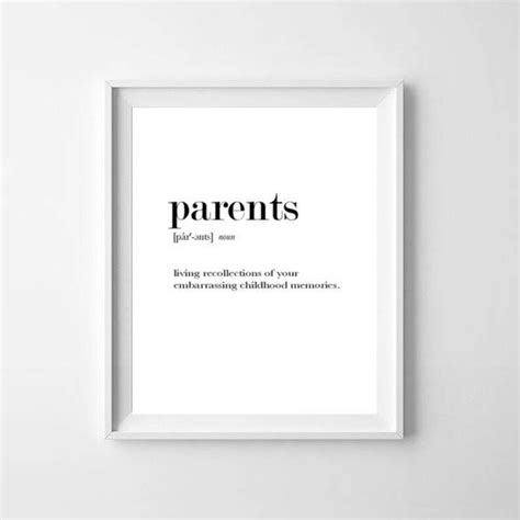 Parents Definition Print Parent Print Parenting Printable - Etsy