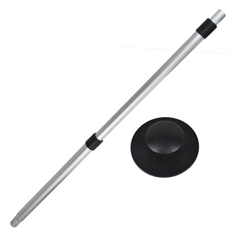 Adjustable Aluminum Telescoping Boat Cover Support Pole System with Webbing Strap, 23.5 to 56 ...