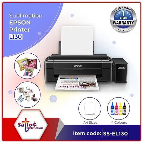 Epson L130 Single Function Inkjet Printer, For Office at Rs 9500/piece ...