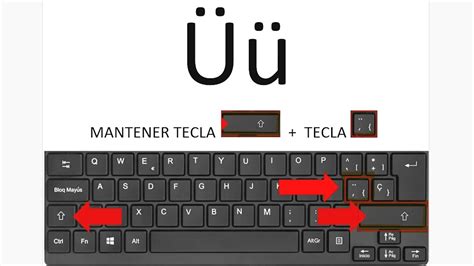 Cómo hacer el signo de Diéresis Ü en el teclado (dos puntos en la Ü ...