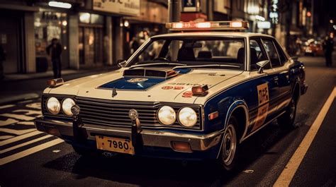 Tokyo Police Car Photo In Japanese Background, Police Car Driving Image ...