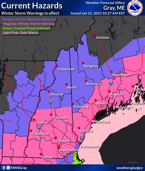 Two Winter Storms Batter Maine In Less Than a Week - Cold Weather Report